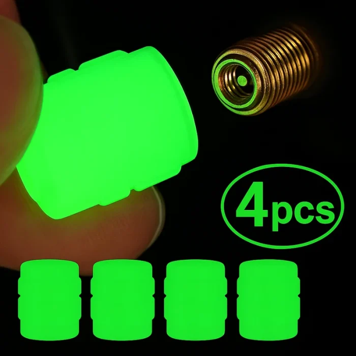(4PCS) Universal Luminous Tire Valve Cap - Image 1